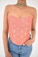 Load image into Gallery viewer, Pi’āra Structured Corset Top Rich Red