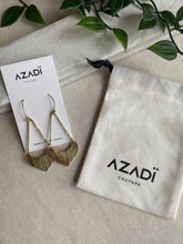 Load image into Gallery viewer, Gold-Toned Heartily Dangle Earring