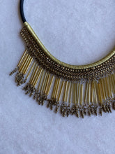 Load image into Gallery viewer, Gold Tribal Dangle Necklace