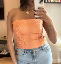 Load image into Gallery viewer, Siyāla Tube Top Peach