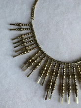 Load image into Gallery viewer, Brass Spike Statement Necklace
