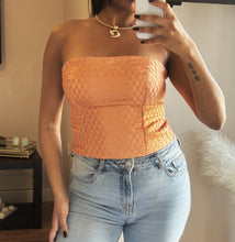 Load image into Gallery viewer, Siyāla Tube Top Peach
